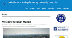 Desktop Screenshot of irwinmarinenj.com